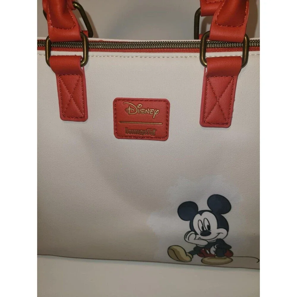 Loungefly Disney Mickey Mouse Satchel Bag NEW NWT Belt strap option included